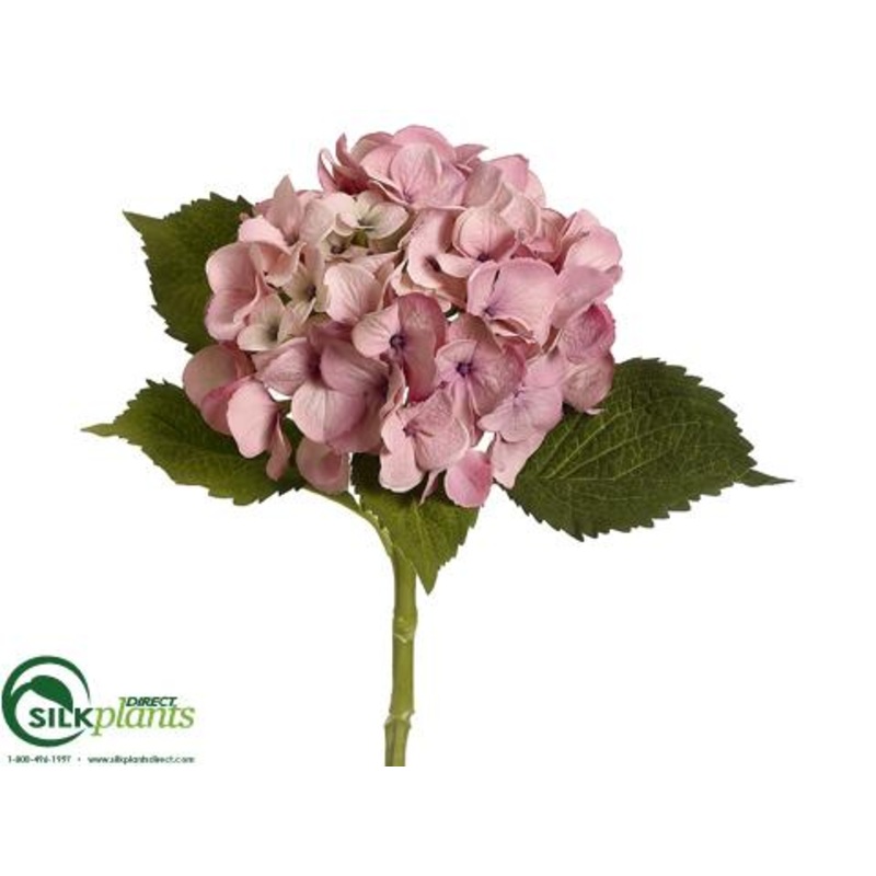 Hydrangea Spray – Pink Antique – Pack of 12