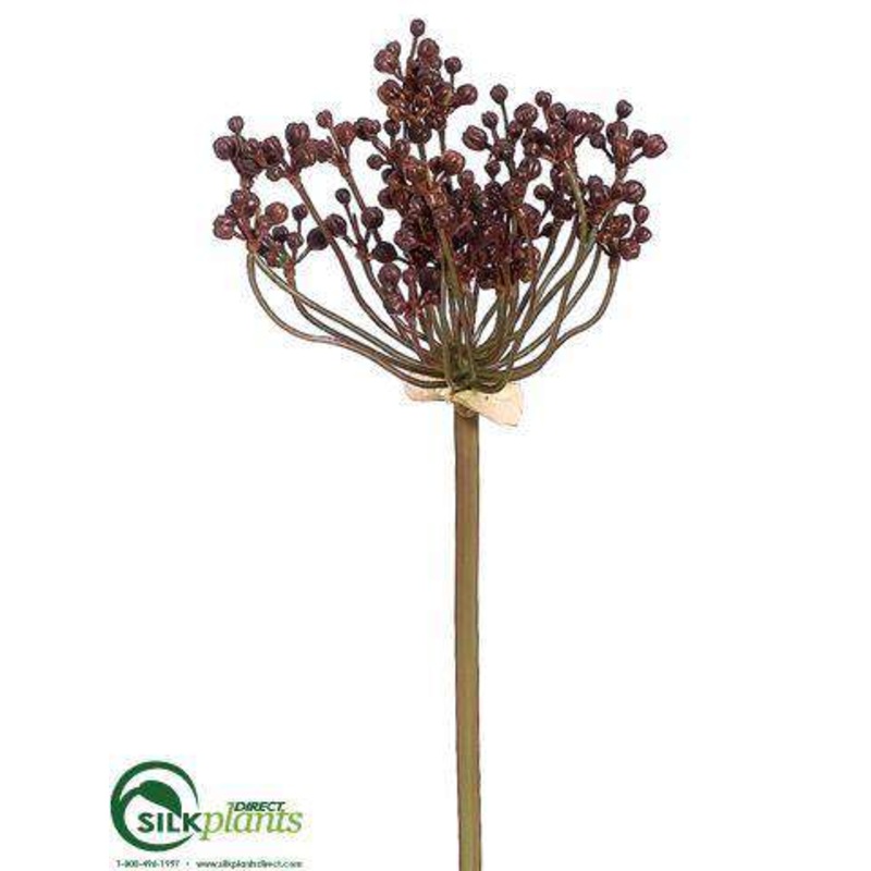 Lace Bud Spray – Coffee – Pack of 12