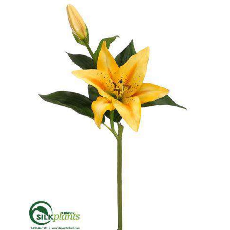 Lily Spray – Yellow – Pack of 12