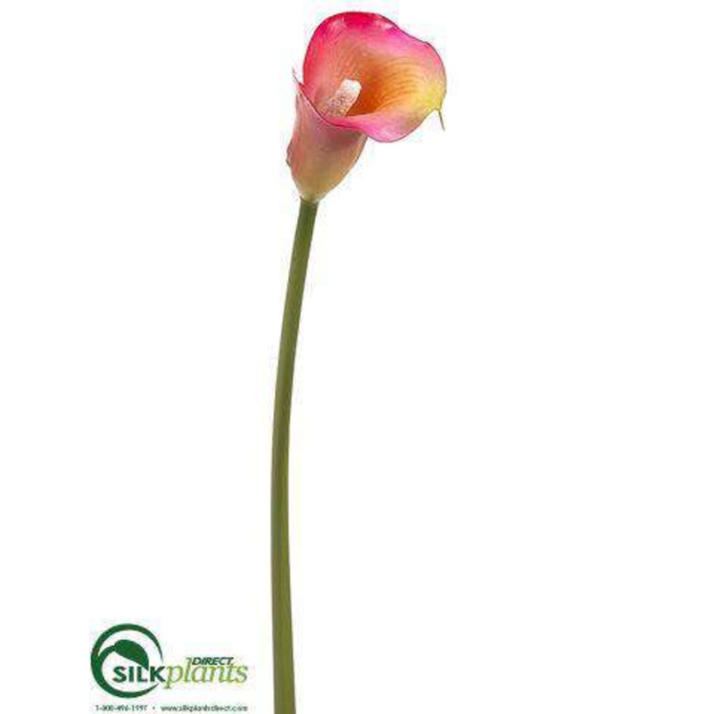 Mini Calla Lily Spray – Fuchsia – Pack of 12