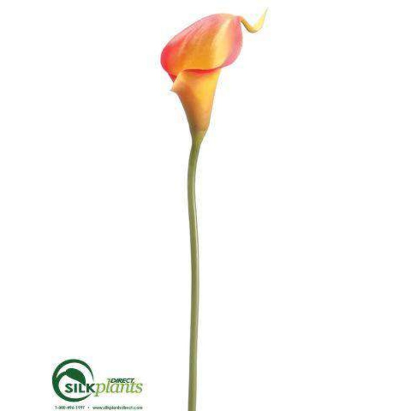 Mini Calla Lily Spray – Orange – Pack of 12