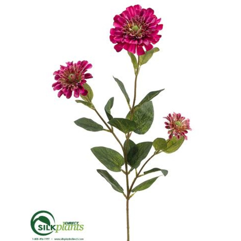 Zinnia Spray – Fuchsia Pink – Pack of 12