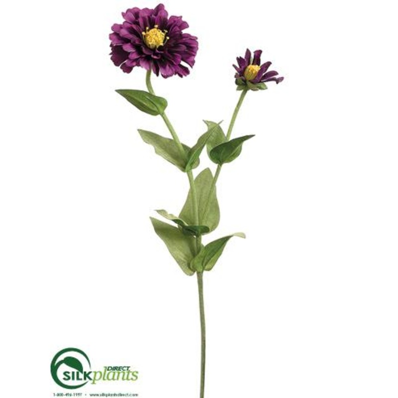 Zinnia Spray – Purple – Pack of 12