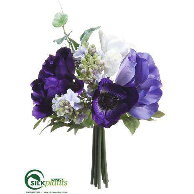 Anemone, Lilac Bouquet – Blue White – Pack of 12