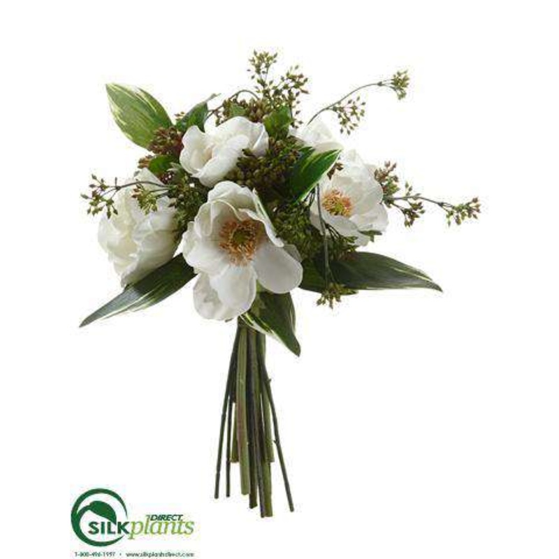 Anemone, Viburnum Berry Bouquet – White – Pack of 6