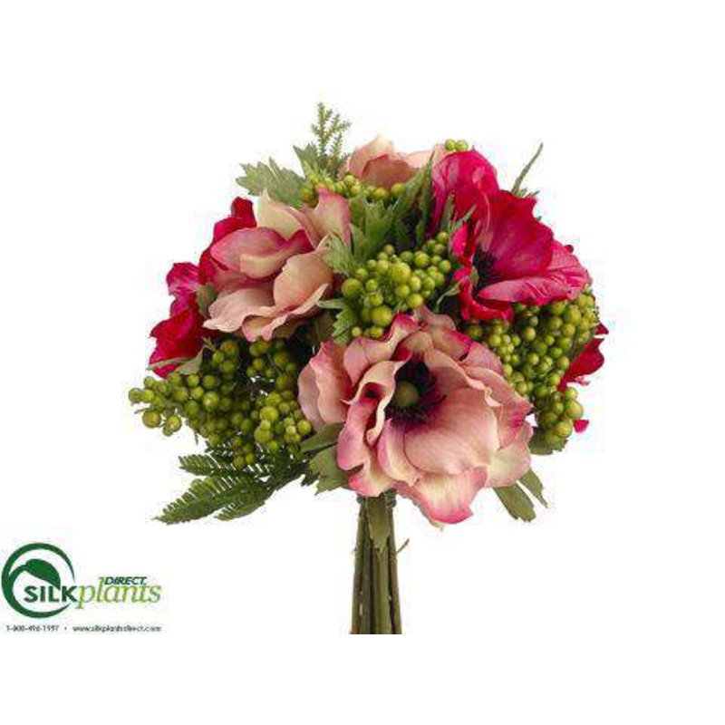 Anemone, Berry Bouquet – Fuchsia Pink – Pack of 6