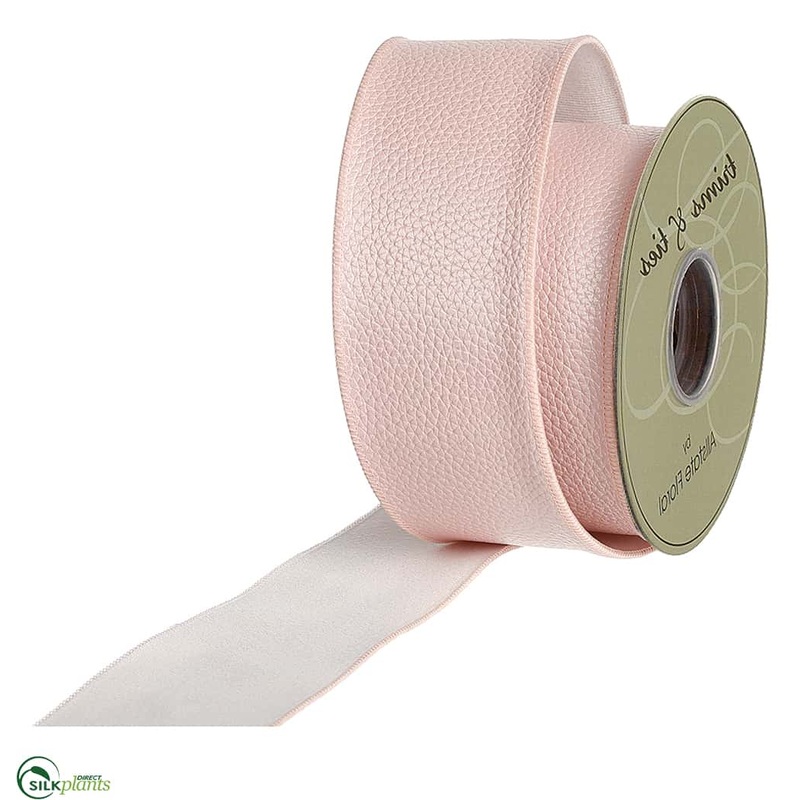 Faux Leather Ribbon – Pink – Pack of 6