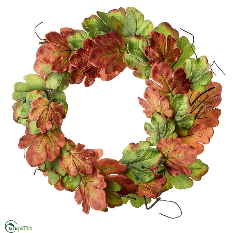 Fig Wreath – Green Brown – Pack of 2