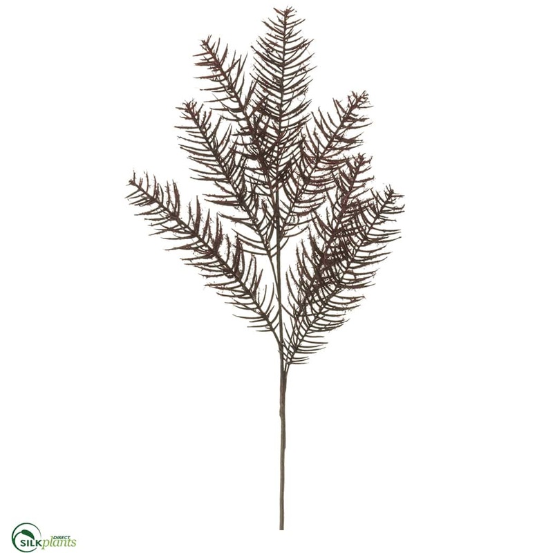 Long Needle Spray – Burgundy – Pack of 12