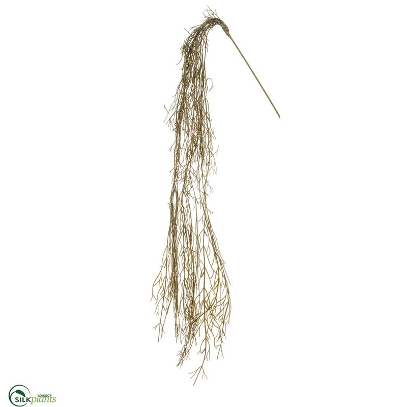 Plastic Twig Hanging Vine – Beige Gray – Pack of 24