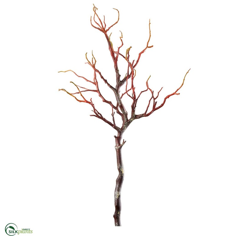Plastic Twig Tree Branch – Rust Brown – Pack of 6
