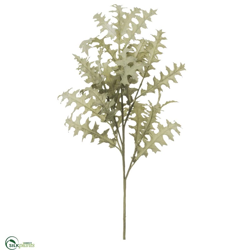 Turkey Oak Leaf Spray – Gray Brown – Pack of 12