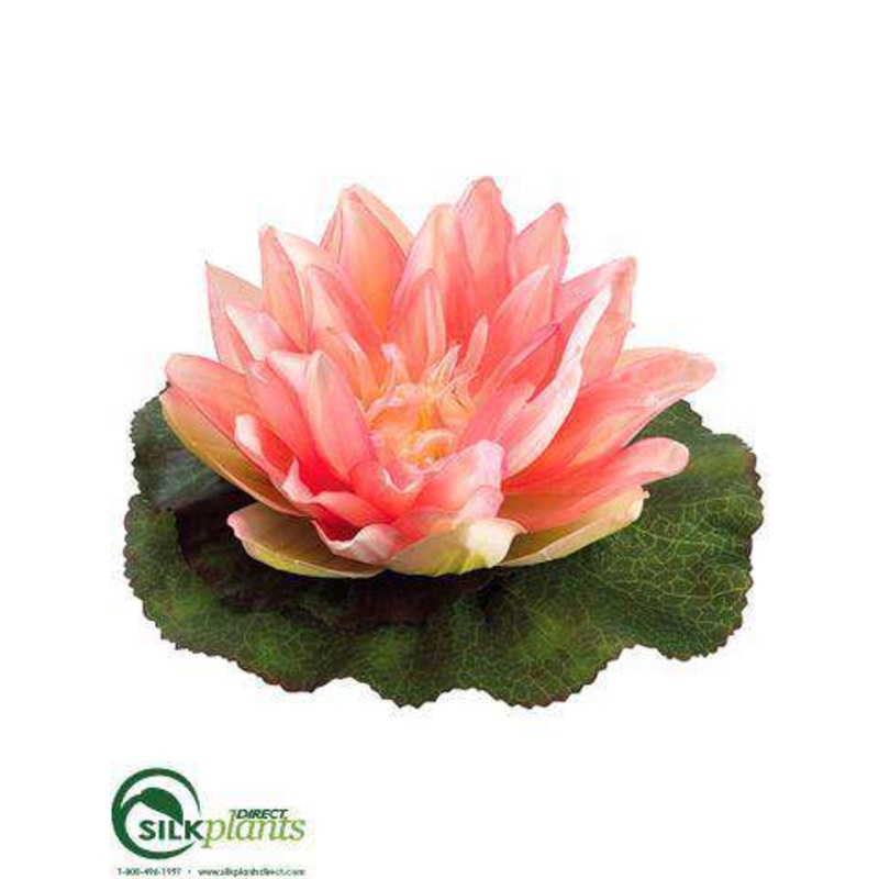 Floating Water Lily Flower Head – Pink – Pack of 24