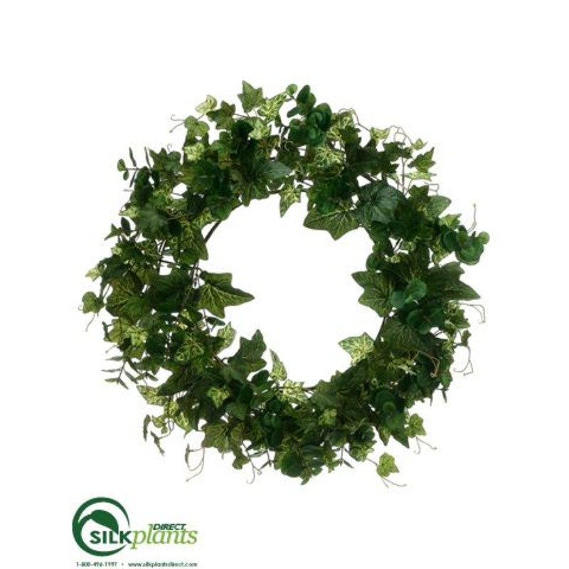 Ivy, Eucalyptus Wreath – Green Two Tone – Pack of 2