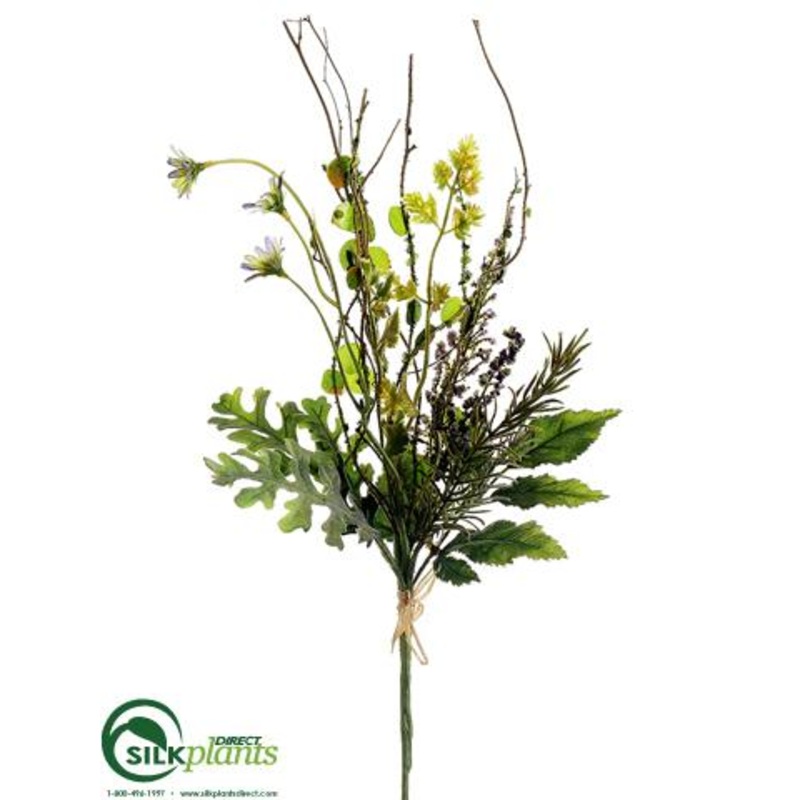 Mini Daisy, Astilbe, Fern Spray – Purple Lavender – Pack of 24