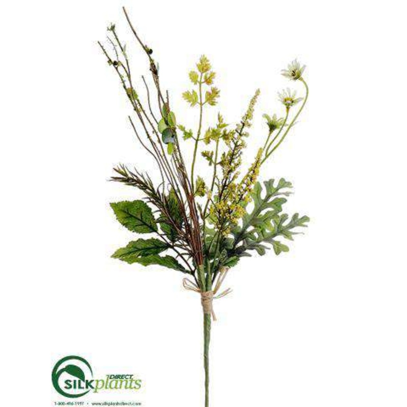 Mini Daisy, Astilbe, Fern Spray – Yellow Cream – Pack of 24