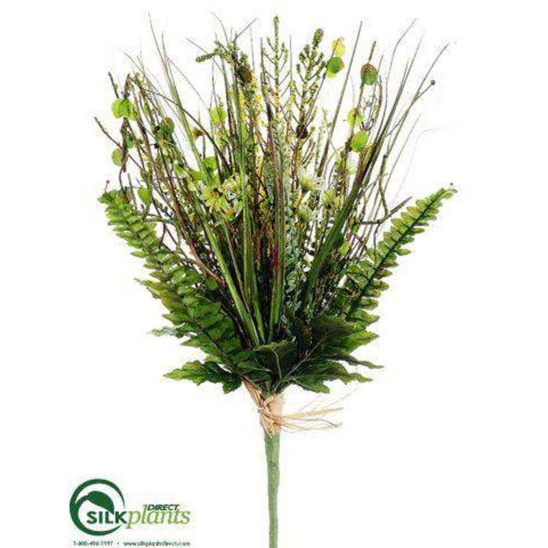 Mini Daisy, Astilbe, Fern Spray – Yellow Cream – Pack of 6