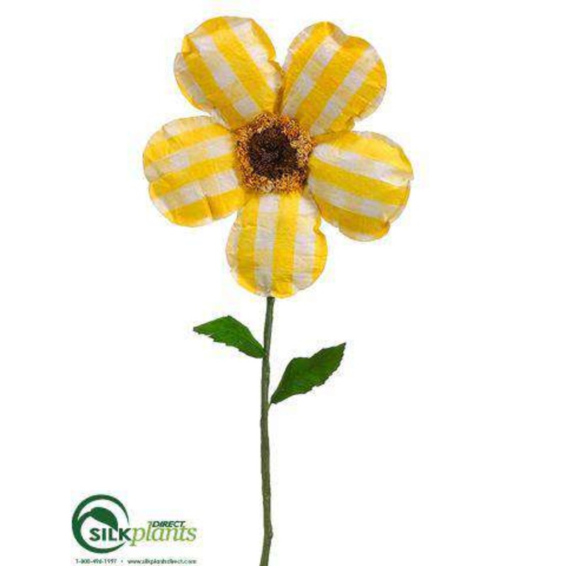 Sunflower Spray – Yellow White – Pack of 6