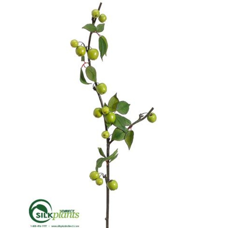 Crabapple Spray – Green – Pack of 12