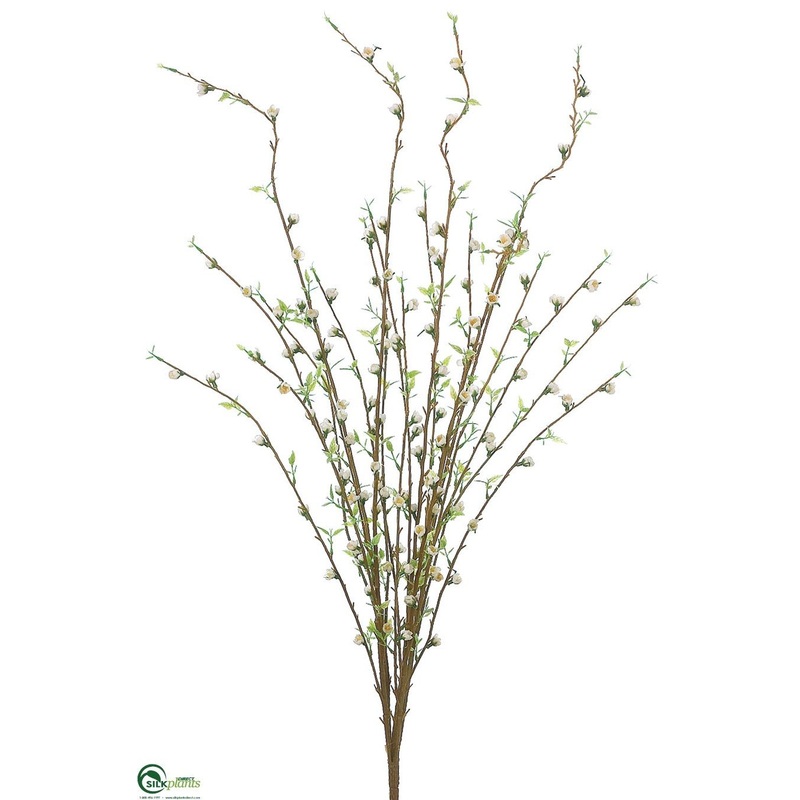 Wild Blossom Bush – Cream – Pack of 6