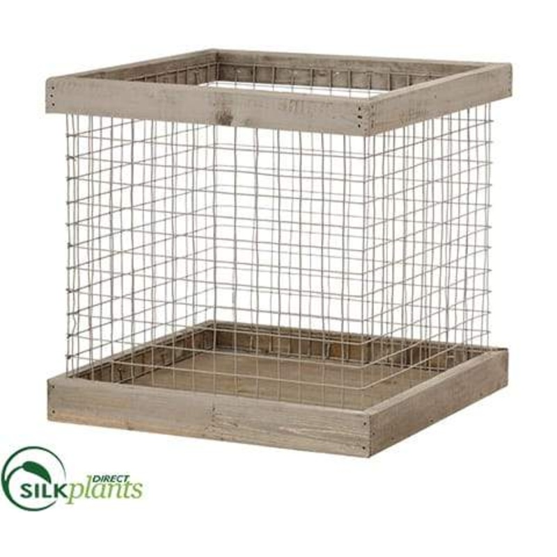 Wood Box – Brown – Pack of 4