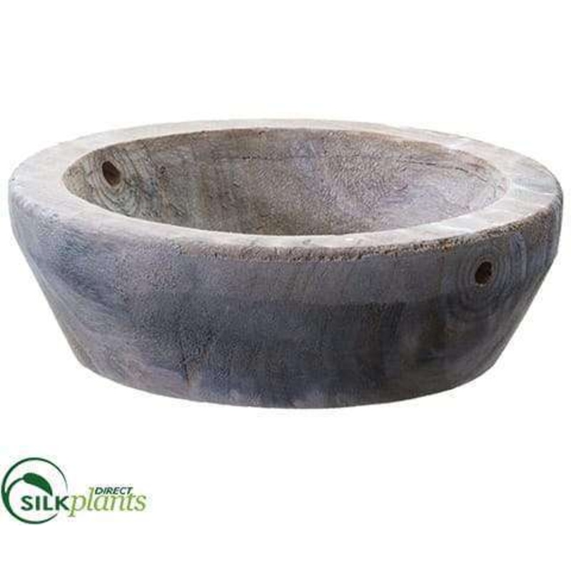Wood Bowl – Gray – Pack of 4