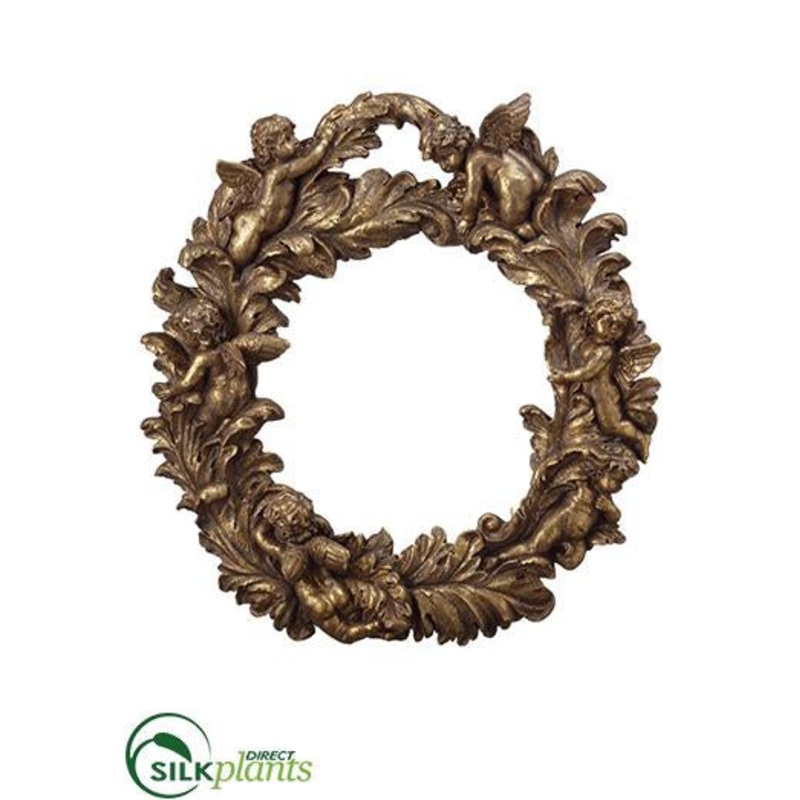 Angel Wreath – Gold Antique – Pack of 2
