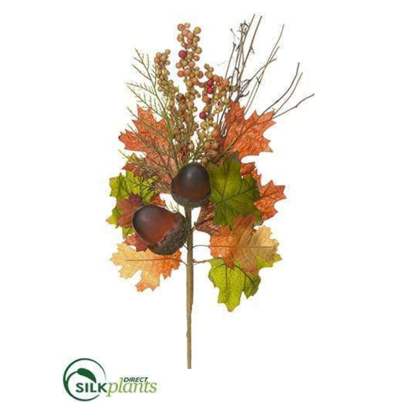 Acorn, Berry, Maple Spray – Rust Green – Pack of 12