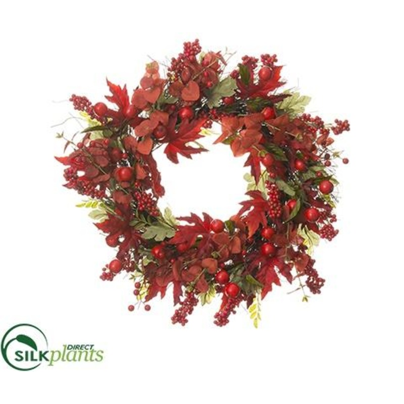 Wreath – Red Burgundy – Pack of 2