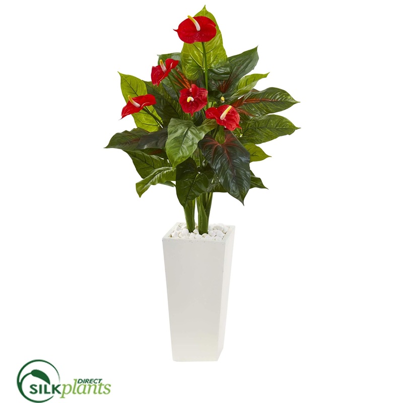 Anthurium Artificial Plant – Pack of 1
