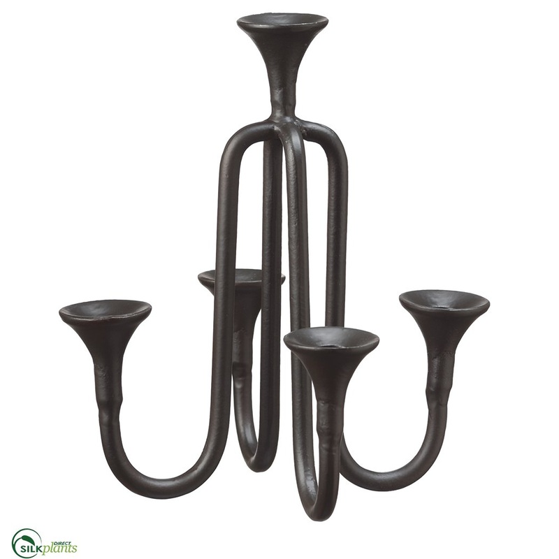 Aluminum Candleholder – Bronze – Pack of 1