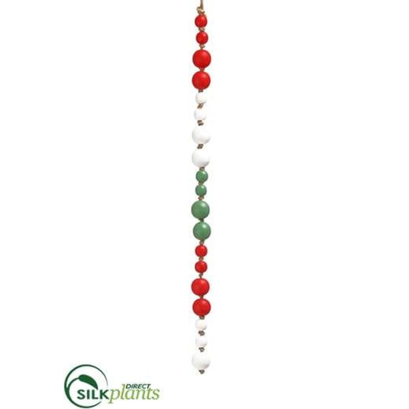 Wood Bead Ball Garland Mix – Mixed – Pack of 10