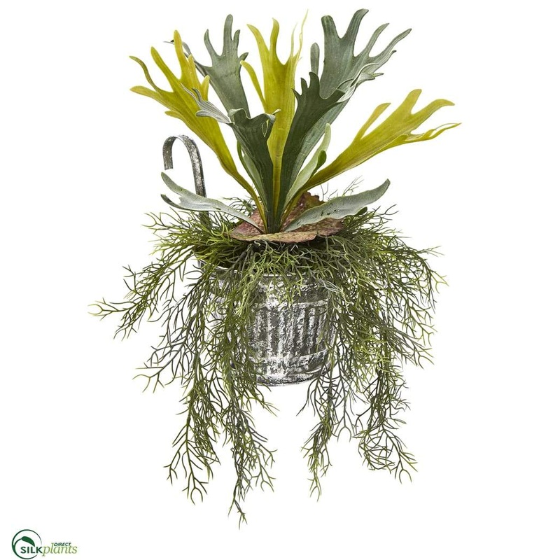 Staghorn and Tillandsia Artificial Plant – Pack of 1