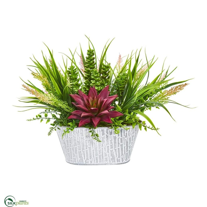 Succulent and Grass Artificial Plant – Pack of 1