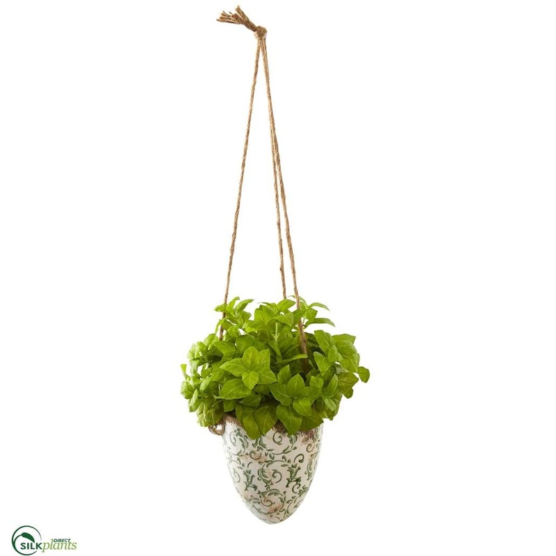 Basil Artificial Plant – Green – Pack of 1