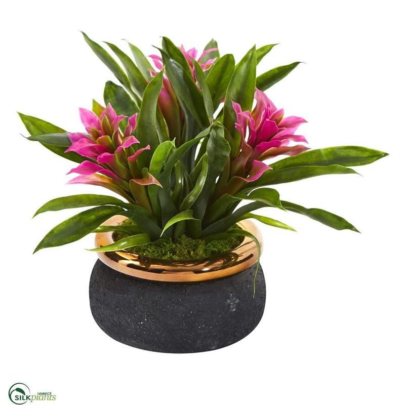 Bromeliad Artificial Plant – Purple – Pack of 1