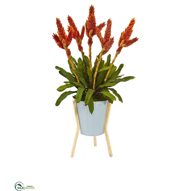 Tropical Bromeliad Artificial Plant – Pack of 1