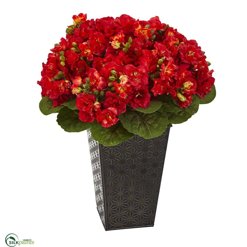 Violet Artificial Plant – Red – Pack of 1
