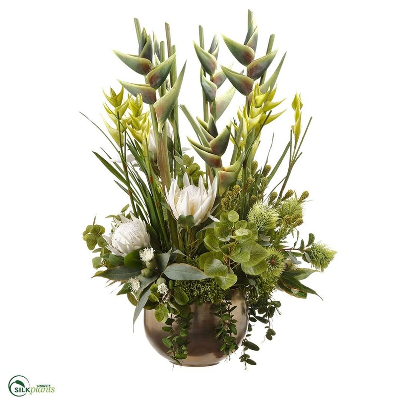 Heliconia, Protea – Green Cream – Pack of 1