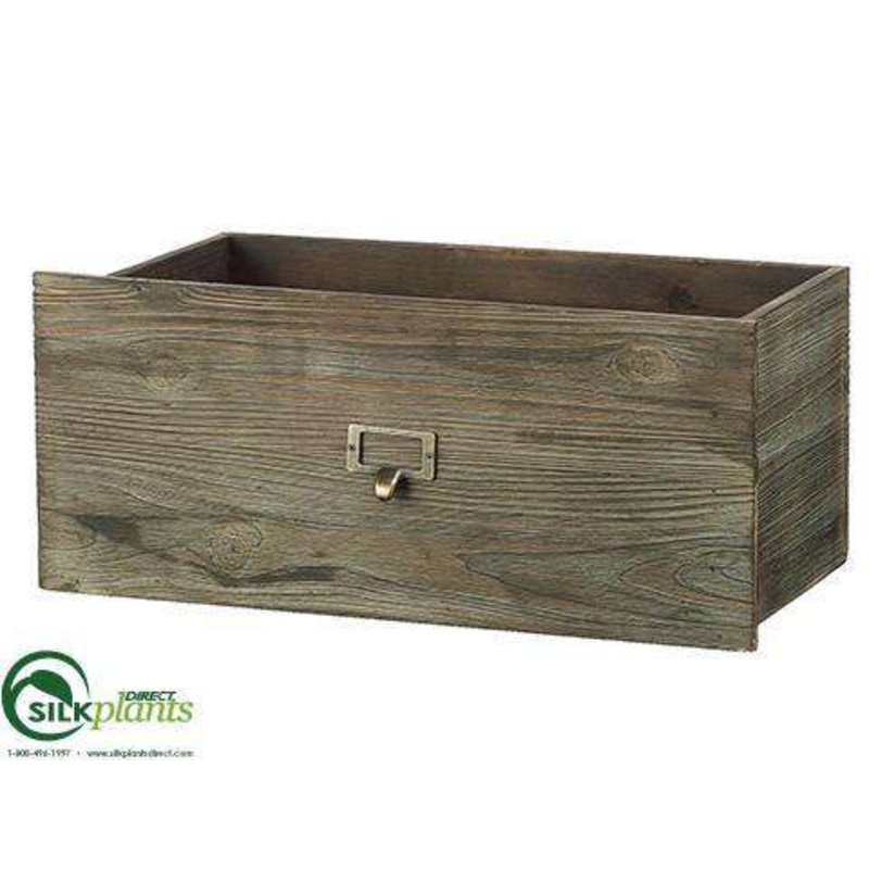 Wood Drawer – Brown Antique – Pack of 2