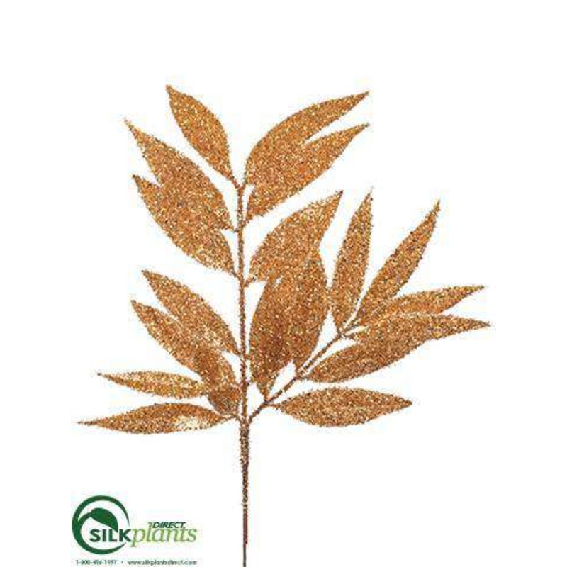 Willow Spray – Gold Glittered – Pack of 36