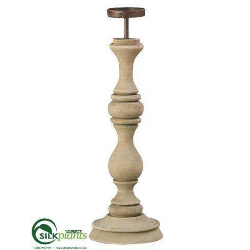 Wood Candleholder – Natural – Pack of 8