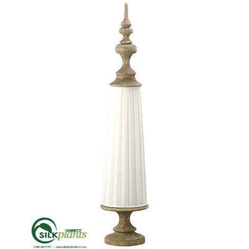 Wood Finial Lamp – Natural – Pack of 2