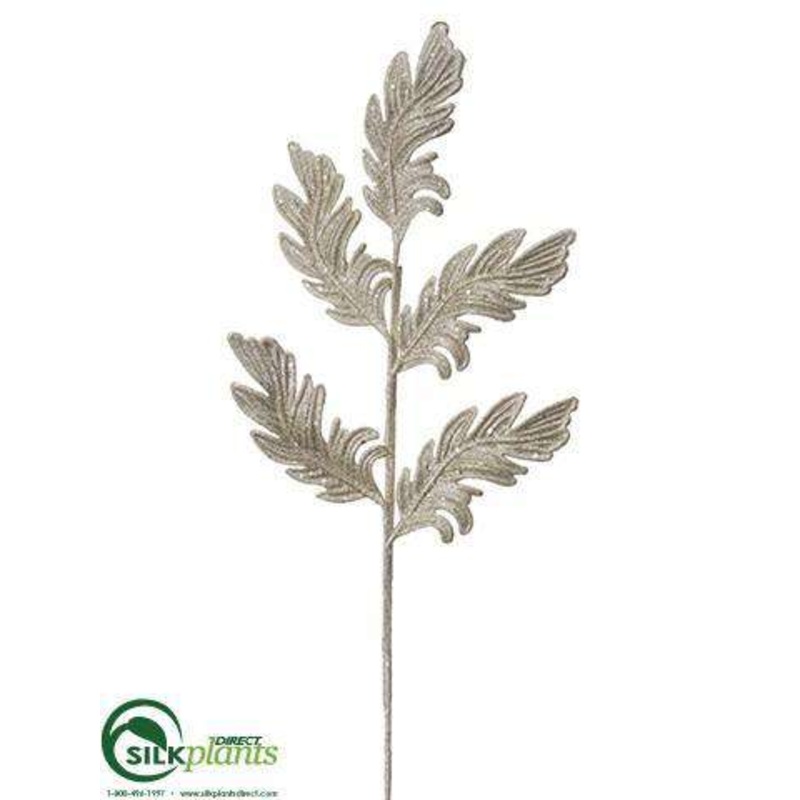 Acanthus Leaf Spray – Champagne – Pack of 24
