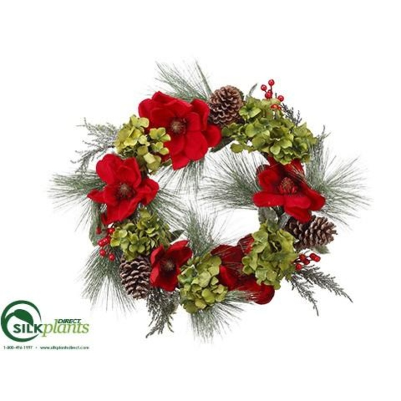 Wreath – Green Red – Pack of 4