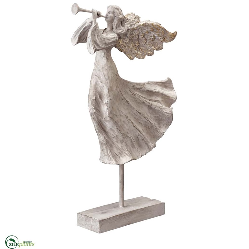 Angel With Horn – Gray Gold – Pack of 2
