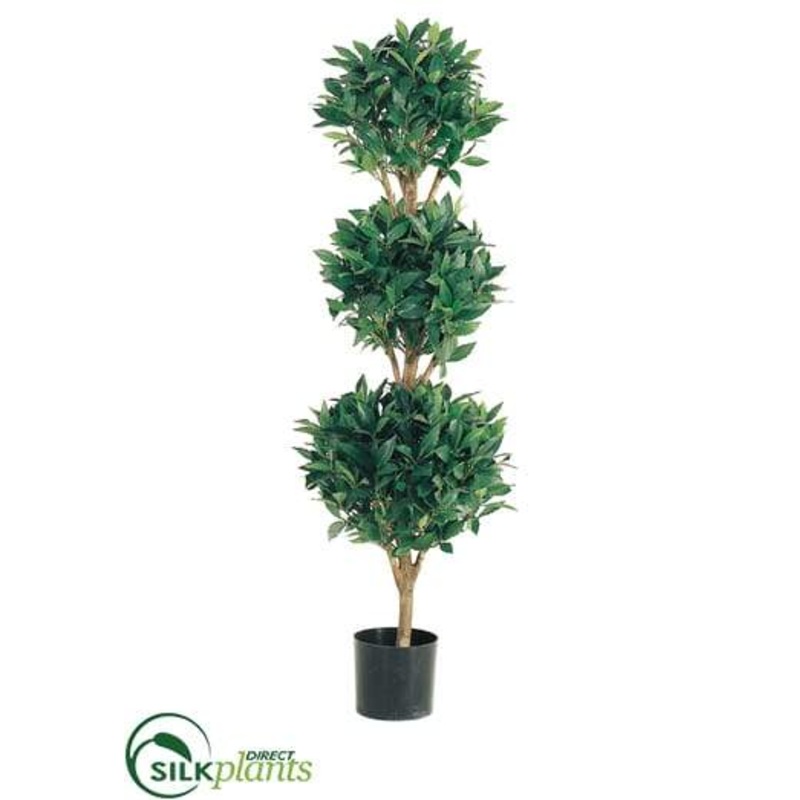 Sweet Bay Three Ball Topiary – Green – Pack of 2