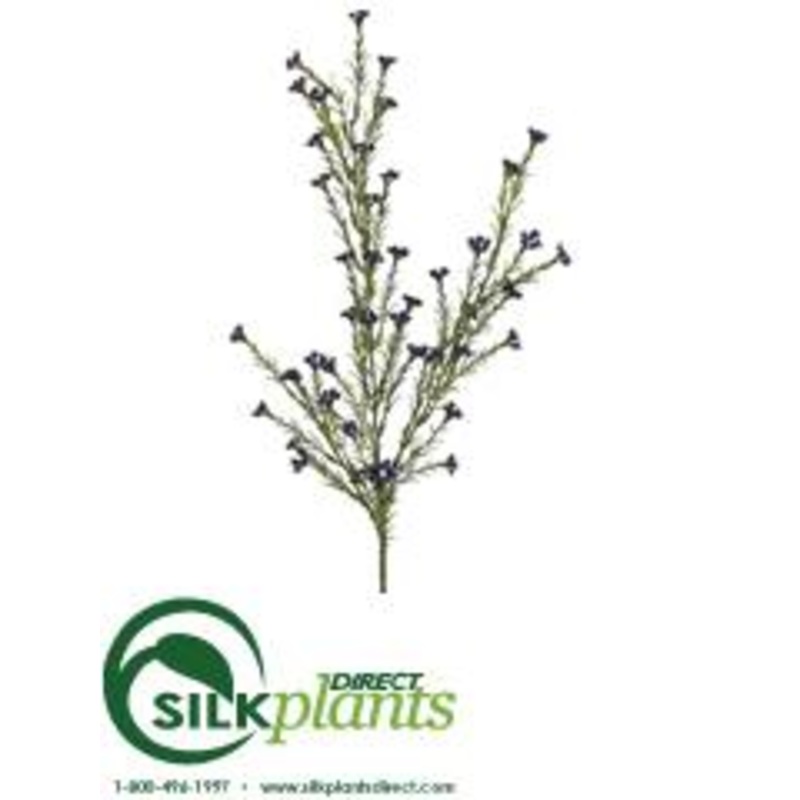 Wax Flower Spray – Blue – Pack of 12