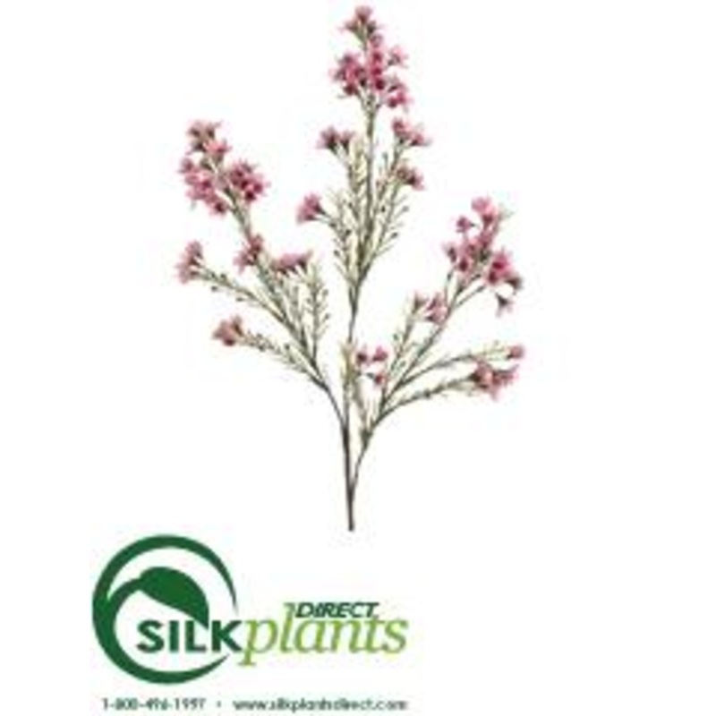 Wax Flower Spray – Pink – Pack of 12