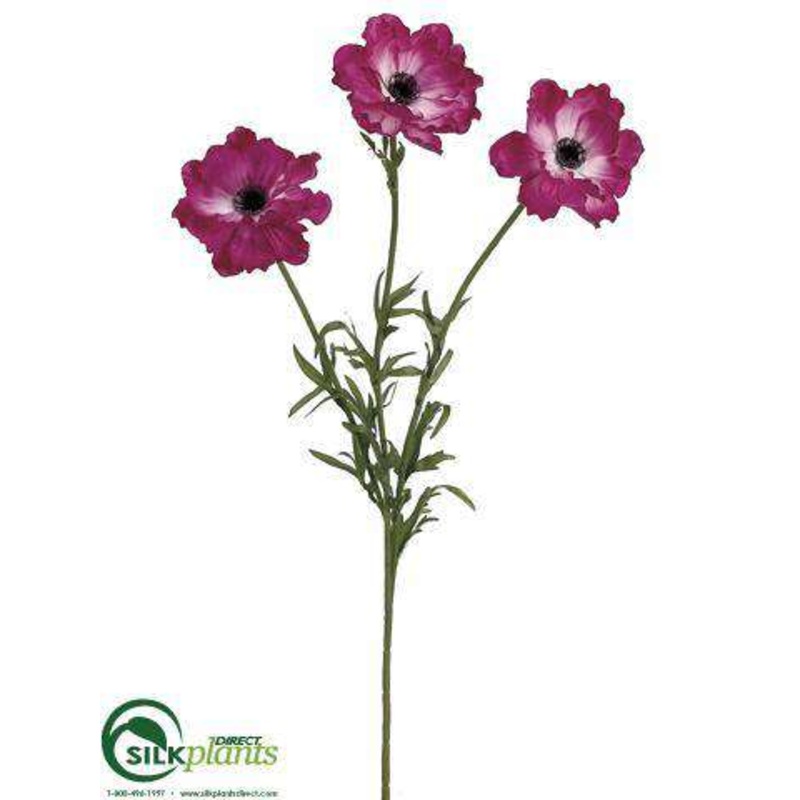 Anemone Spray – Fuchsia – Pack of 12